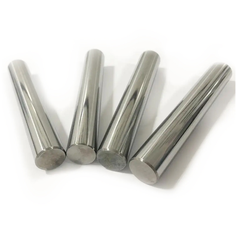 Hard alloy round rods, solid rods, and perforated hard alloy rods